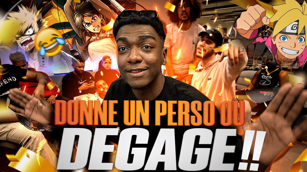 SI TU CITES PAS UN PERSO D'ANIME TU PERDS !