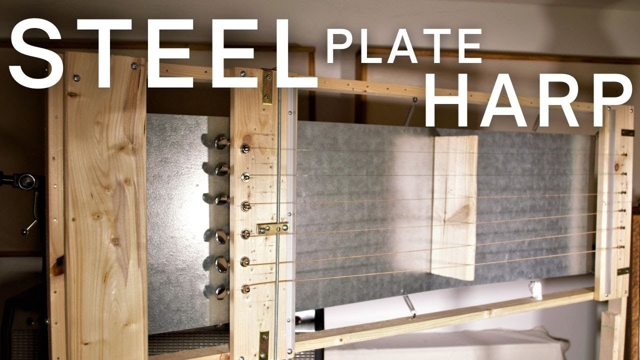 Steel Plate Harp - A New Musical Instrument Made From A Sheet Of Steel