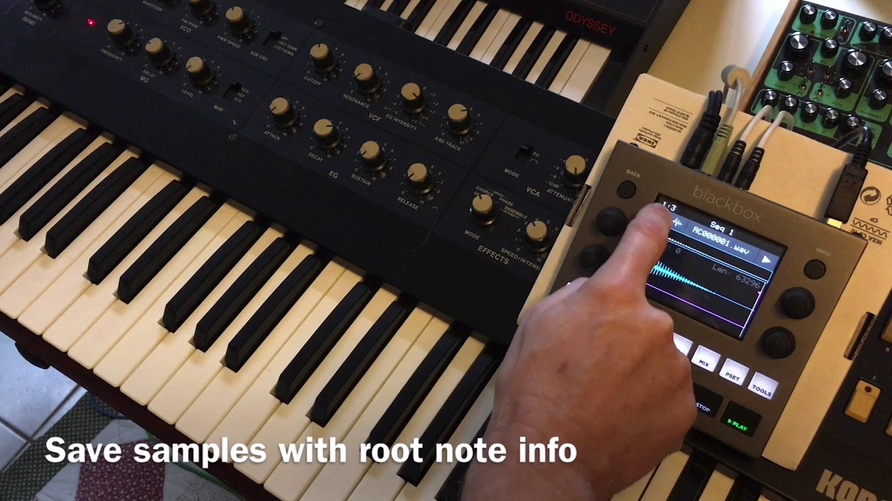 1010music Blackbox Firmware 1.5 - Creating a multisample