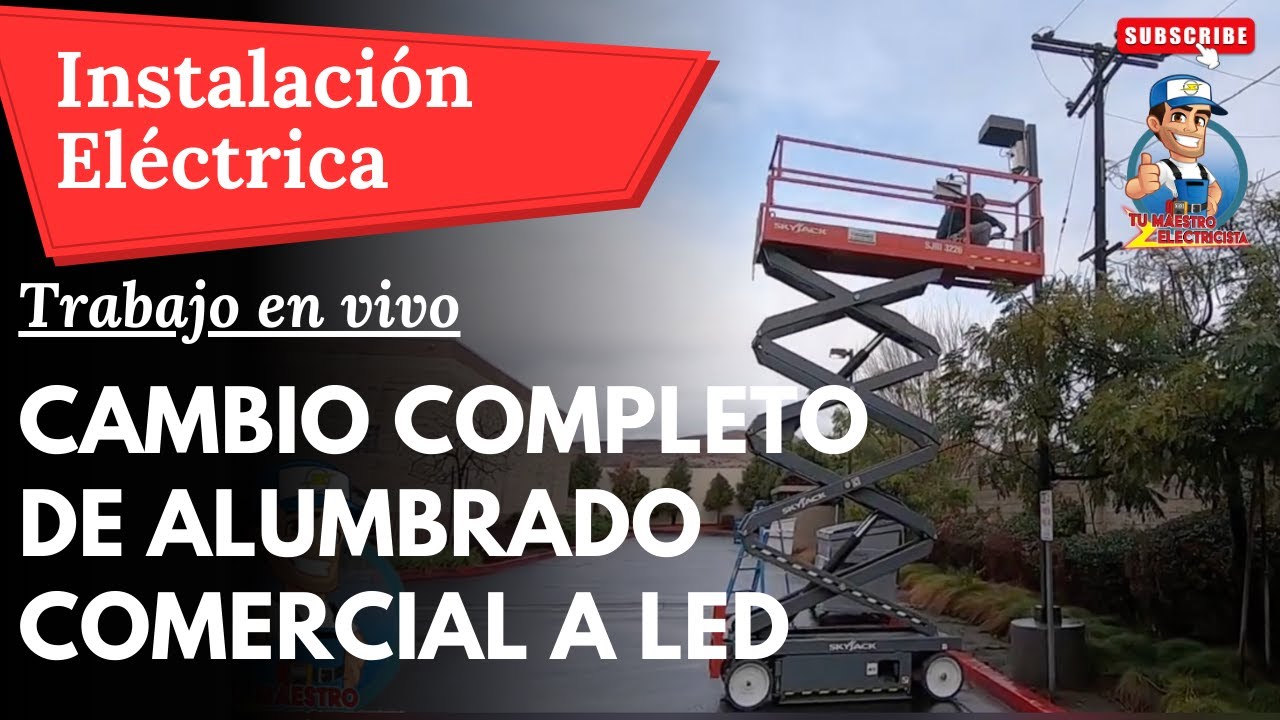 Instalación Profesional: Cómo Convertir Alumbrado Comercial a LED (Paso a Paso)