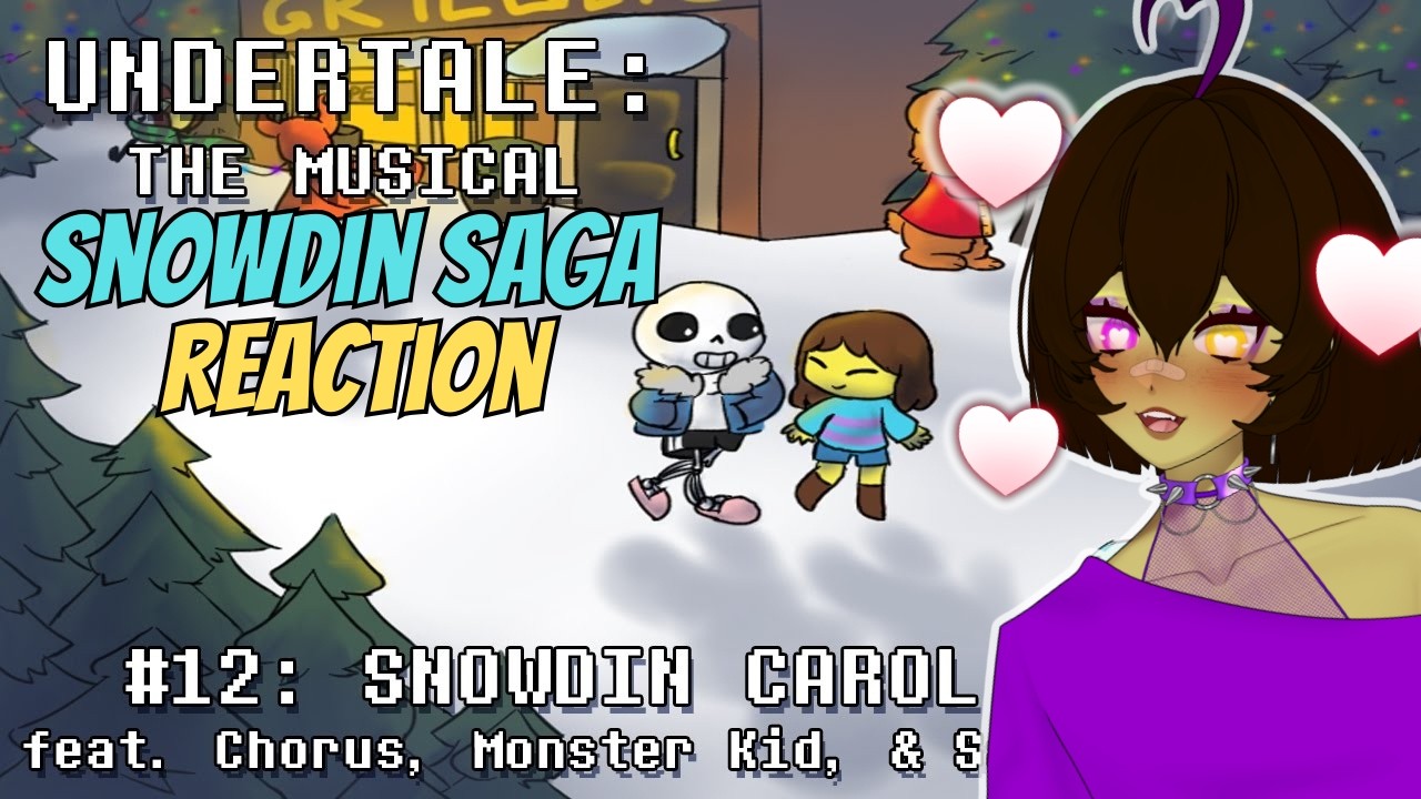 Vtuber Blind Reacts to Undertale: The Musical | SNOWDIN SAGA