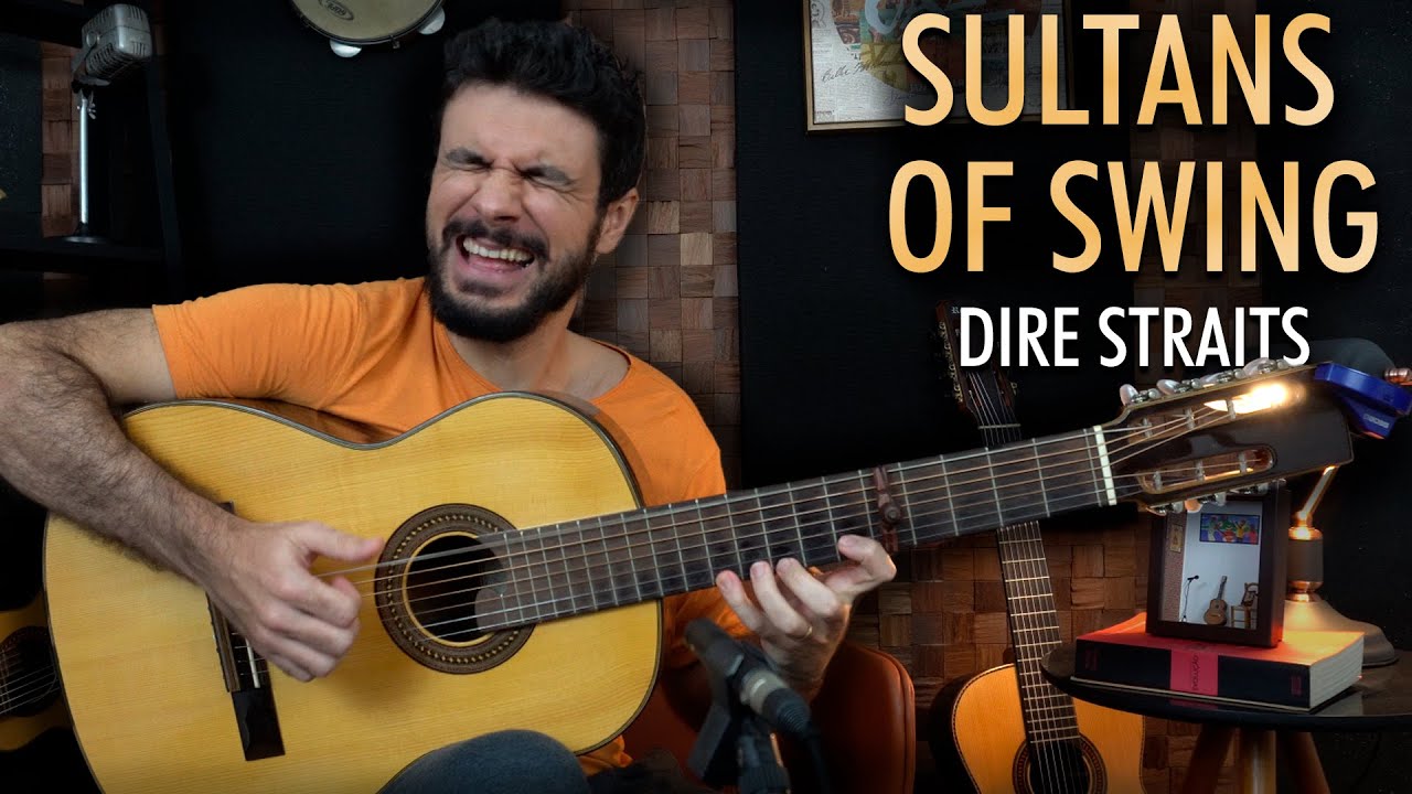 SULTANS OF SWING (Dire Straits) - Fingerstyle Guitar by Marcos Kaiser