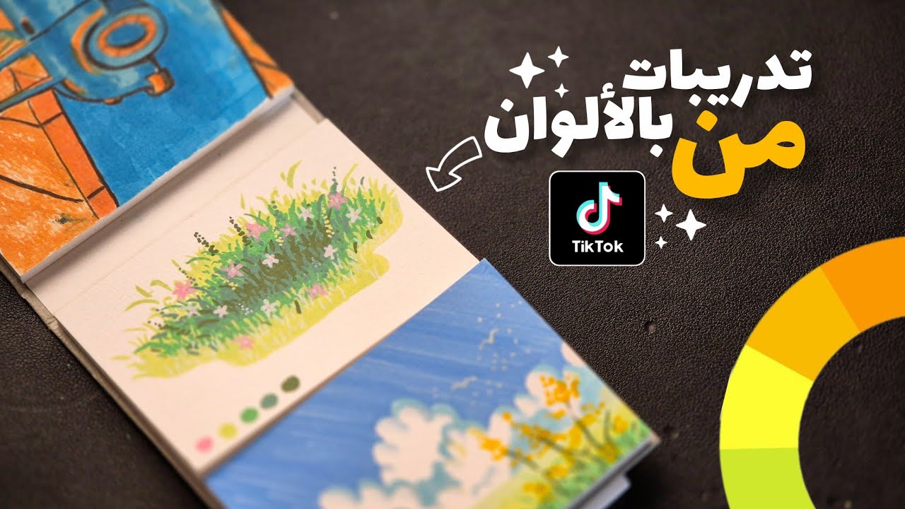 جلسة تدريبات | استخدمت عجلة الألوان ✨️