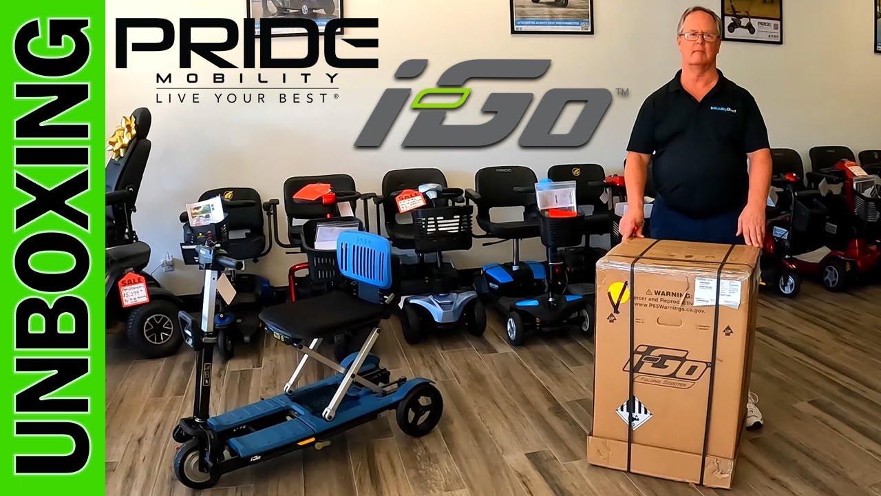 🆕Pride Mobility i-Go Mobility Scooter Unboxing Video