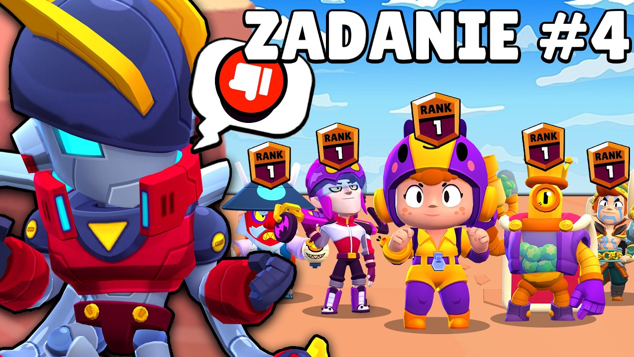 10 GRACZY BRAWL STARS VS 5 TRUDNYCH zadań!