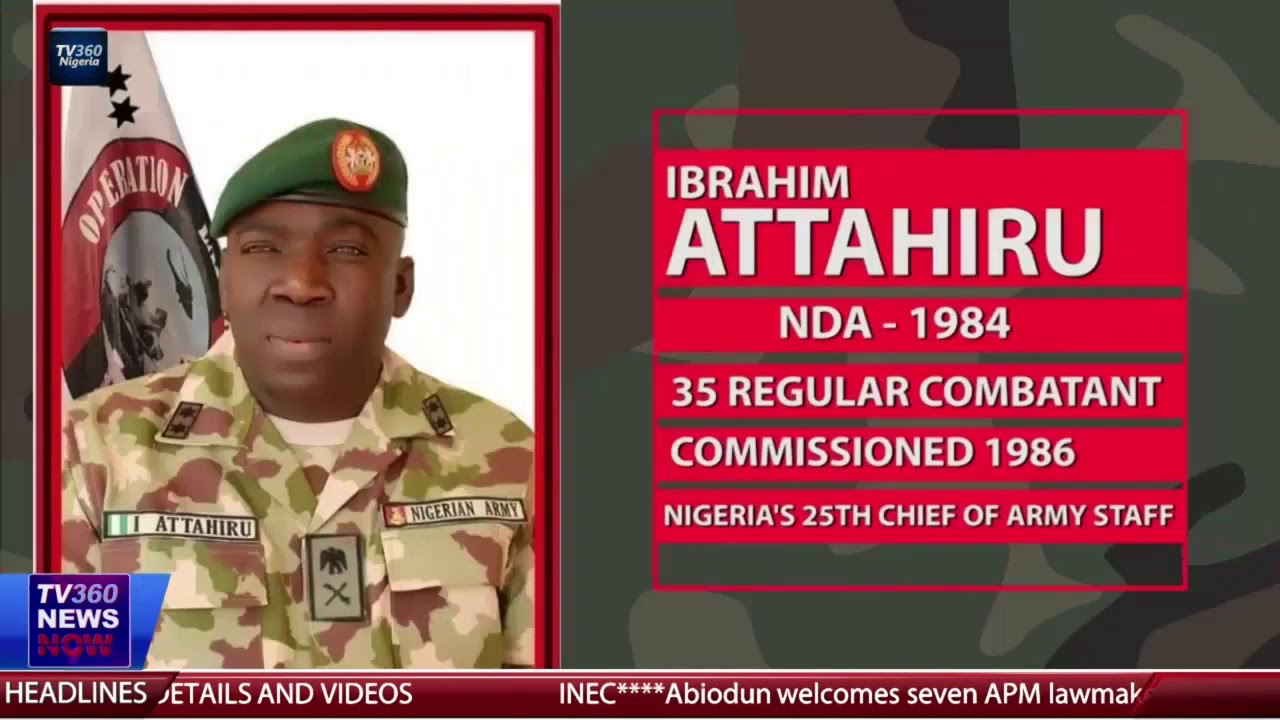 Buratai officially hands over to Attahiru as Chief of Army Staff