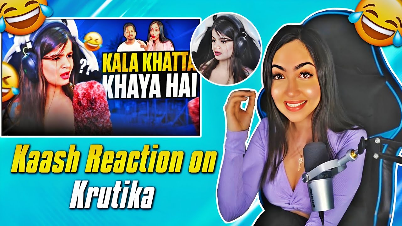 Kaashvi Reaction on Krutika Shorts | Kaash Plays Funny Highlights 🤣🤣