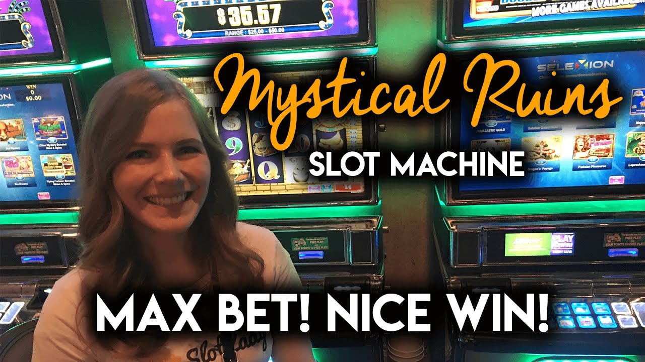 Mystical Ruins Slot Machine! Wild Multipliers! Great Run!!