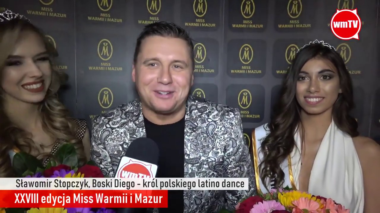 2019 03 02 XXVIII edycja Miss Warmii i Mazur Diego Sawomir Stopczyk wywiad