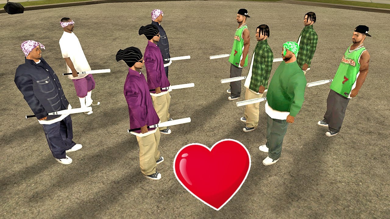BALLAS &Ccedil;ETESİ GROVE İLE BİRLEŞİRSE NE OLUR ? GTA SAN ANDREAS