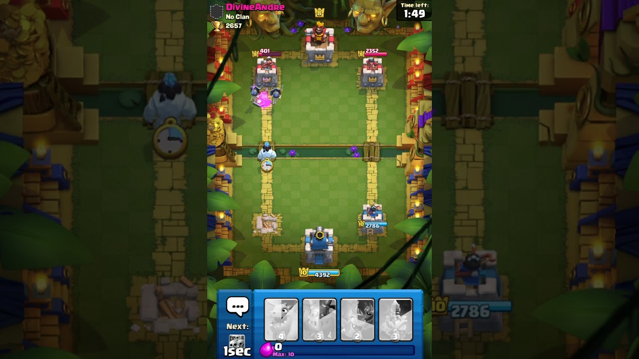 Clash royal | Jungle Arena | Battle 3 #clashroyale #games #mobilegame  #supercell