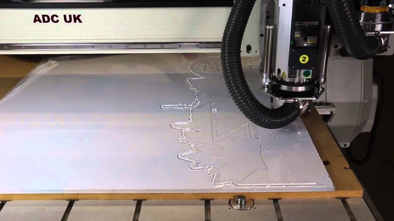 Clear Acrylic Edge Lit Sign | CNC Router | AXYZ International