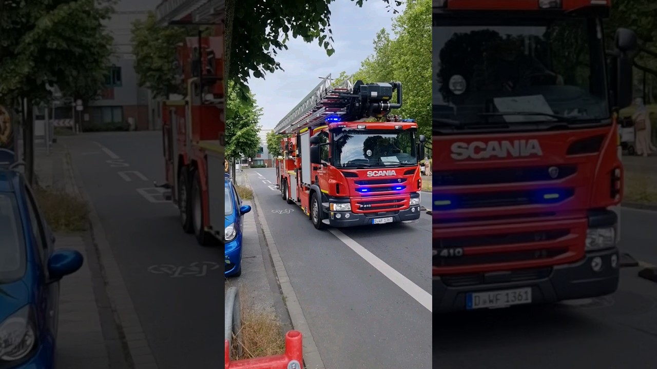 Werkfeuerwehr Henkel D&uuml;sseldorf auf Einsatzfahrt | #feuerwehr #werkfeuerwehr #Henkel #d&uuml;sseldorf