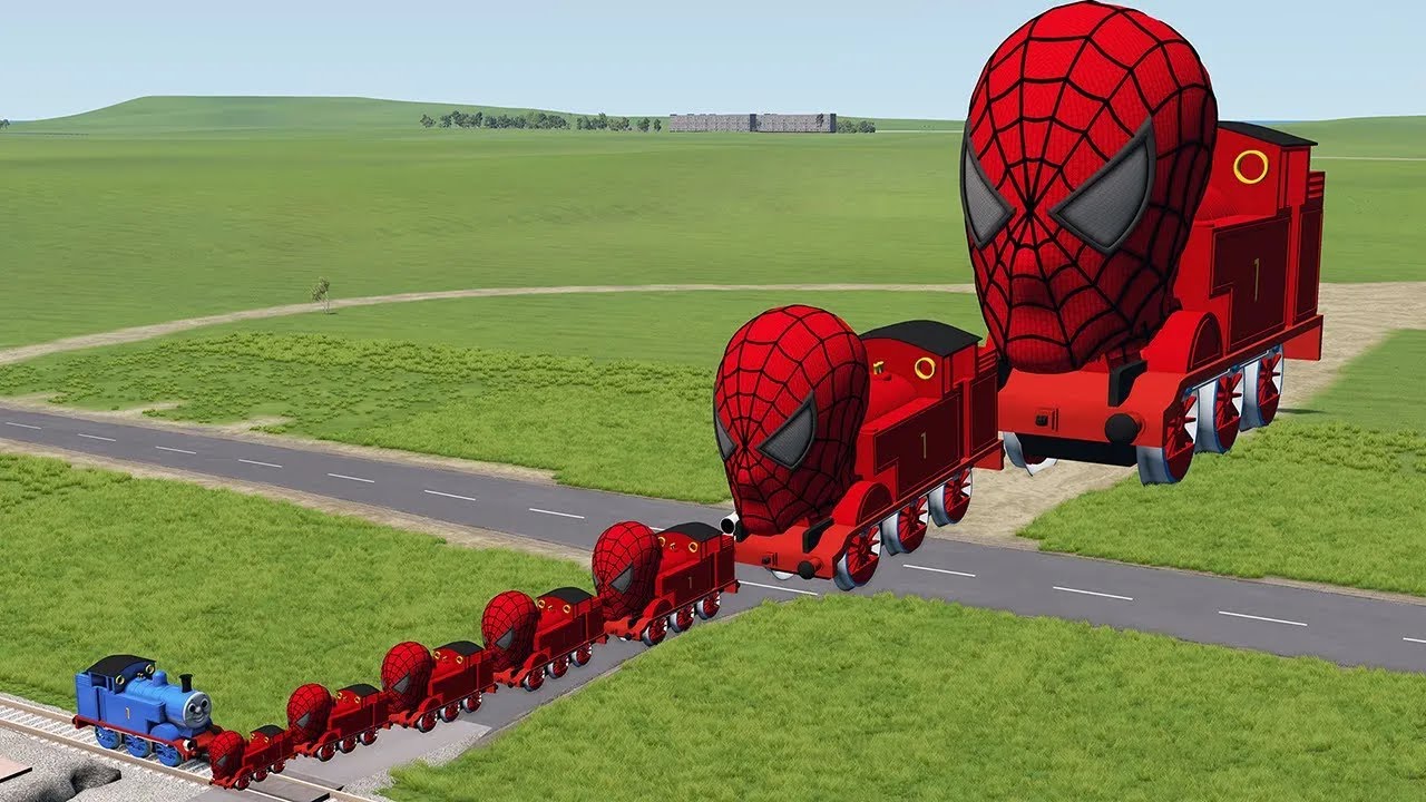 Big & Small Lightning McQueen Monster Wheels vs Pixar Cars with Big Wheels in BeamNG Drive!