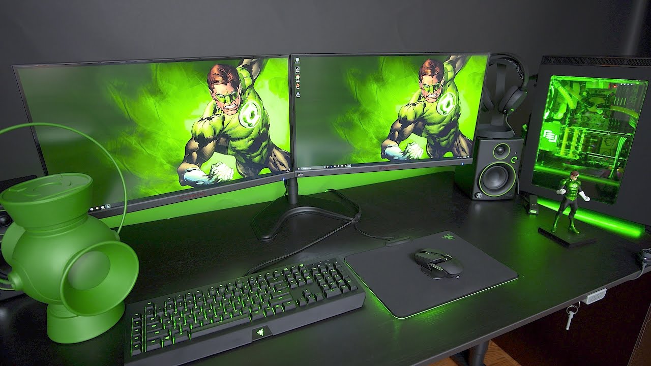 The Ultimate Green Lantern Gaming Setup!