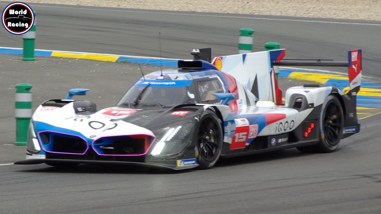 BMW M Hybrid V8 LMDh PURE V8 SOUND! 24H Le Mans 2024