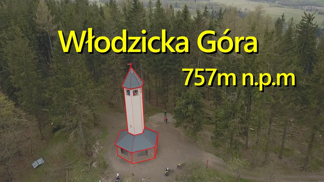 Wieża widokowa Włodzicka Góra 757m n.p.m. Świerki Dolny Śląsk