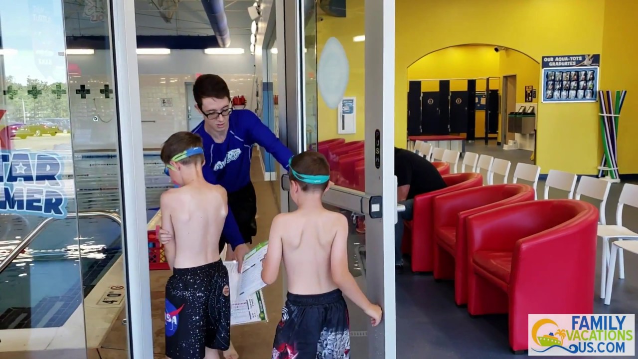 Go inside a swim lesson at Aqua Tots