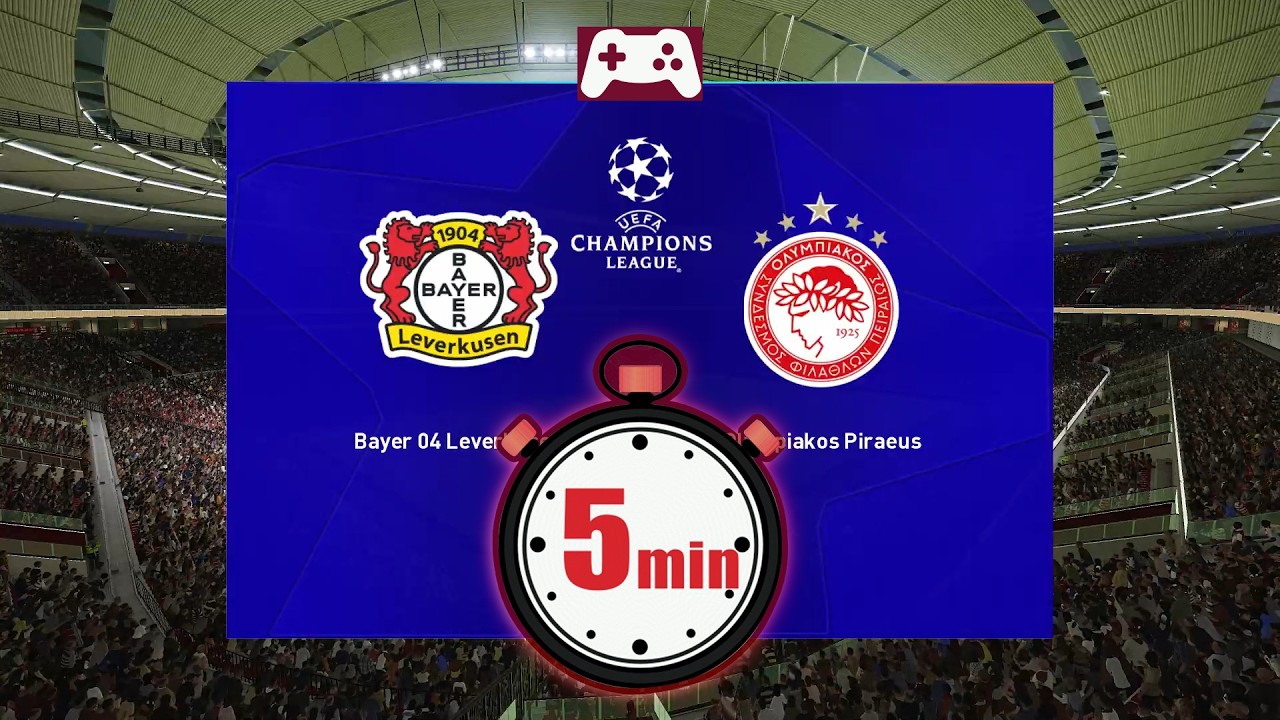 [In 5 minutes] | Leverkusen V Olympiacos | UCL 2025-26 | #GAMEPLAY