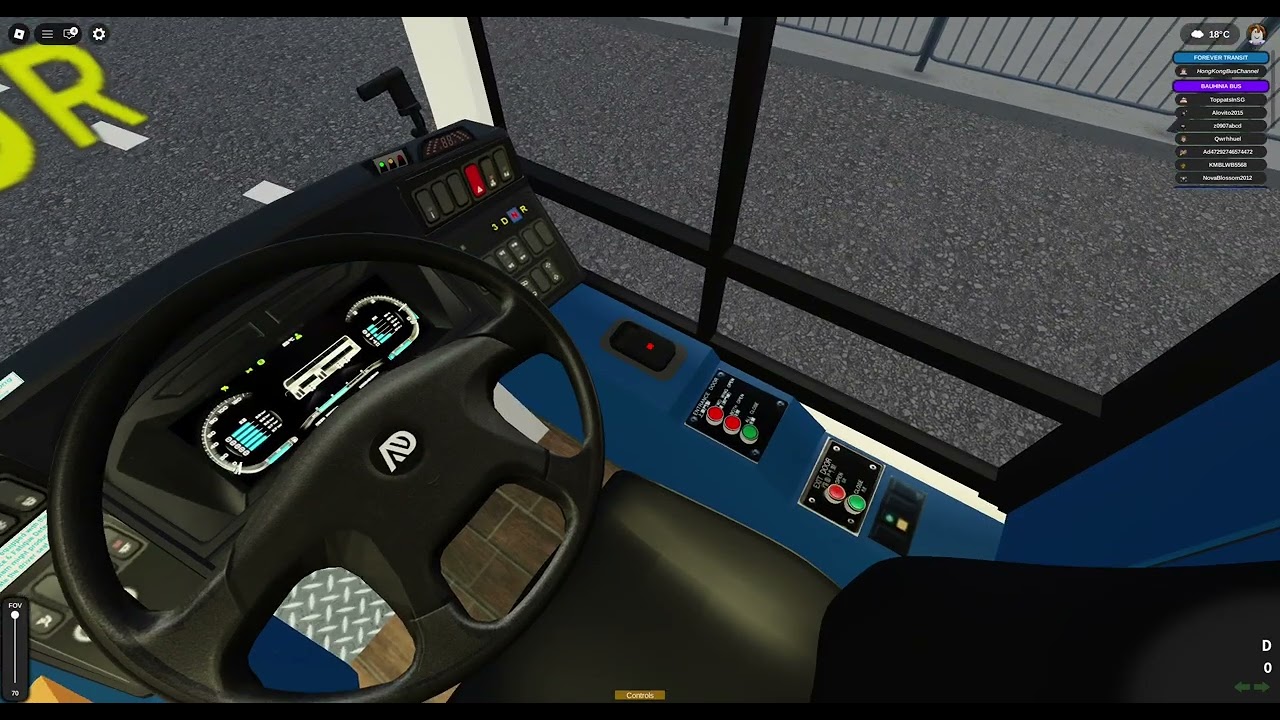 [並非全程！] Roblox 德里鎮36R線(往南涌站) Route 36R(To Nam Chung)[Roblox Gameplay Ep1330]