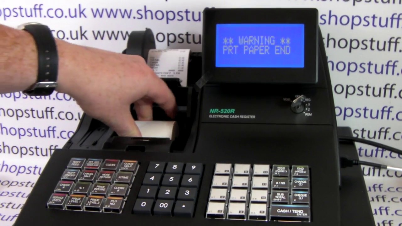 RECEIPT NOT WORKING SAM4S NR-520R TROUBLE SHOOTING