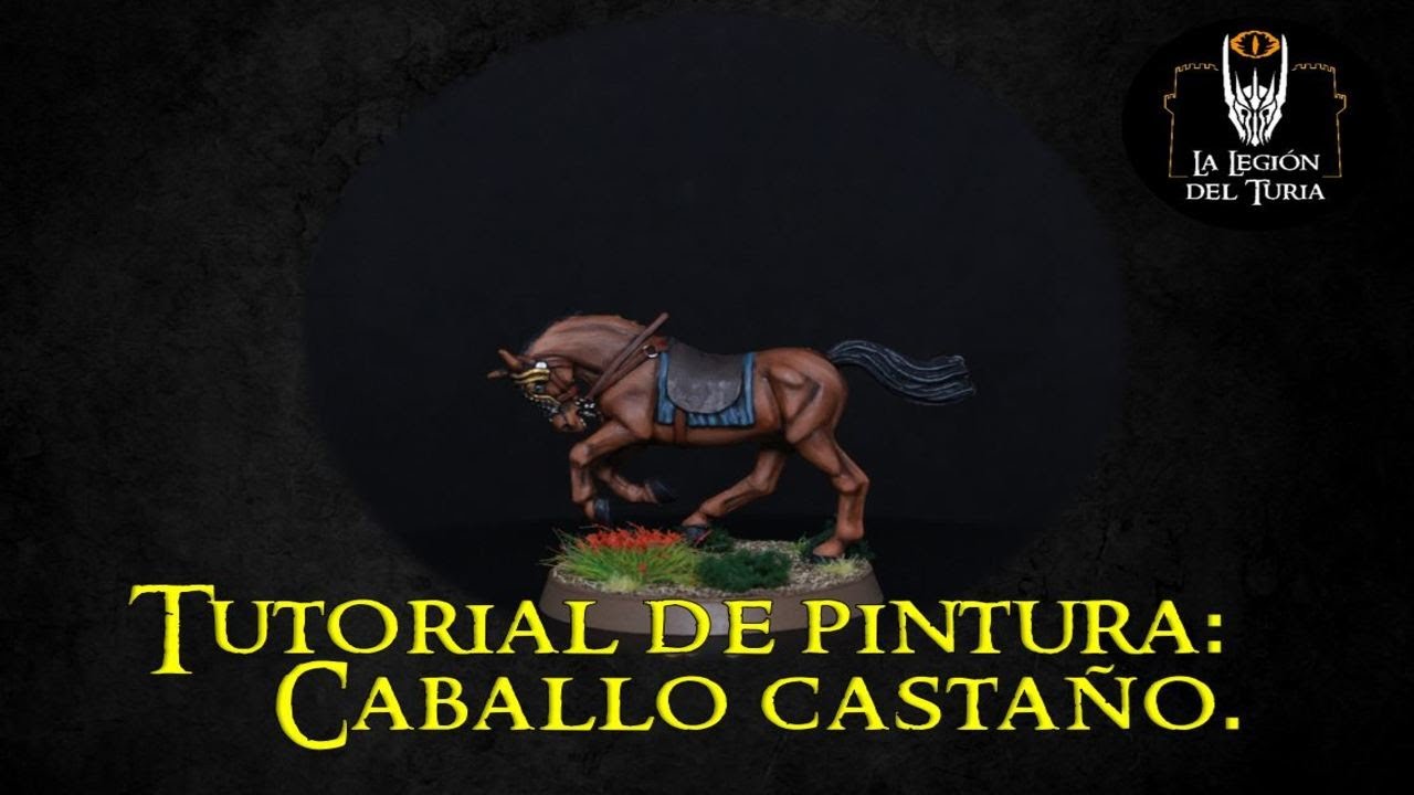 Tutorial pintura: Caballo castaño.