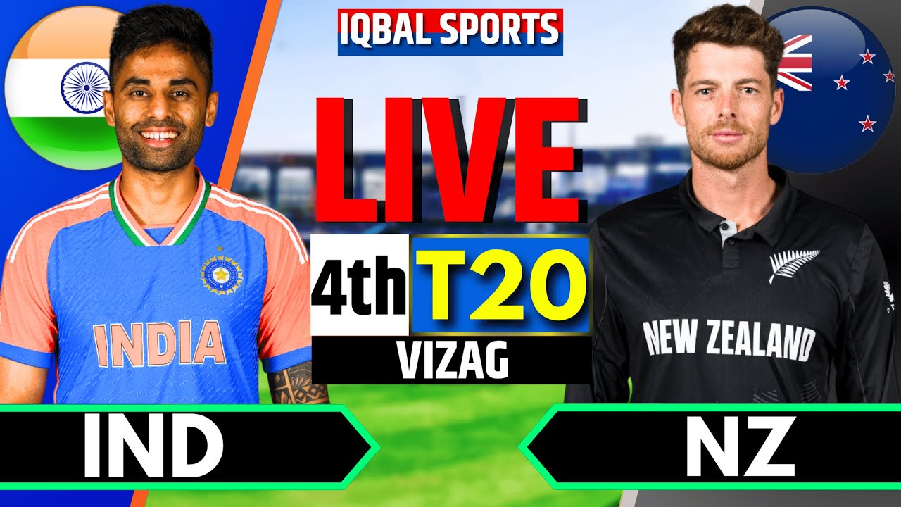 🔴Live: IND vs NZ 4th T20 Live Commentary | India vs New Zealand Live | Live Cricket Match Today