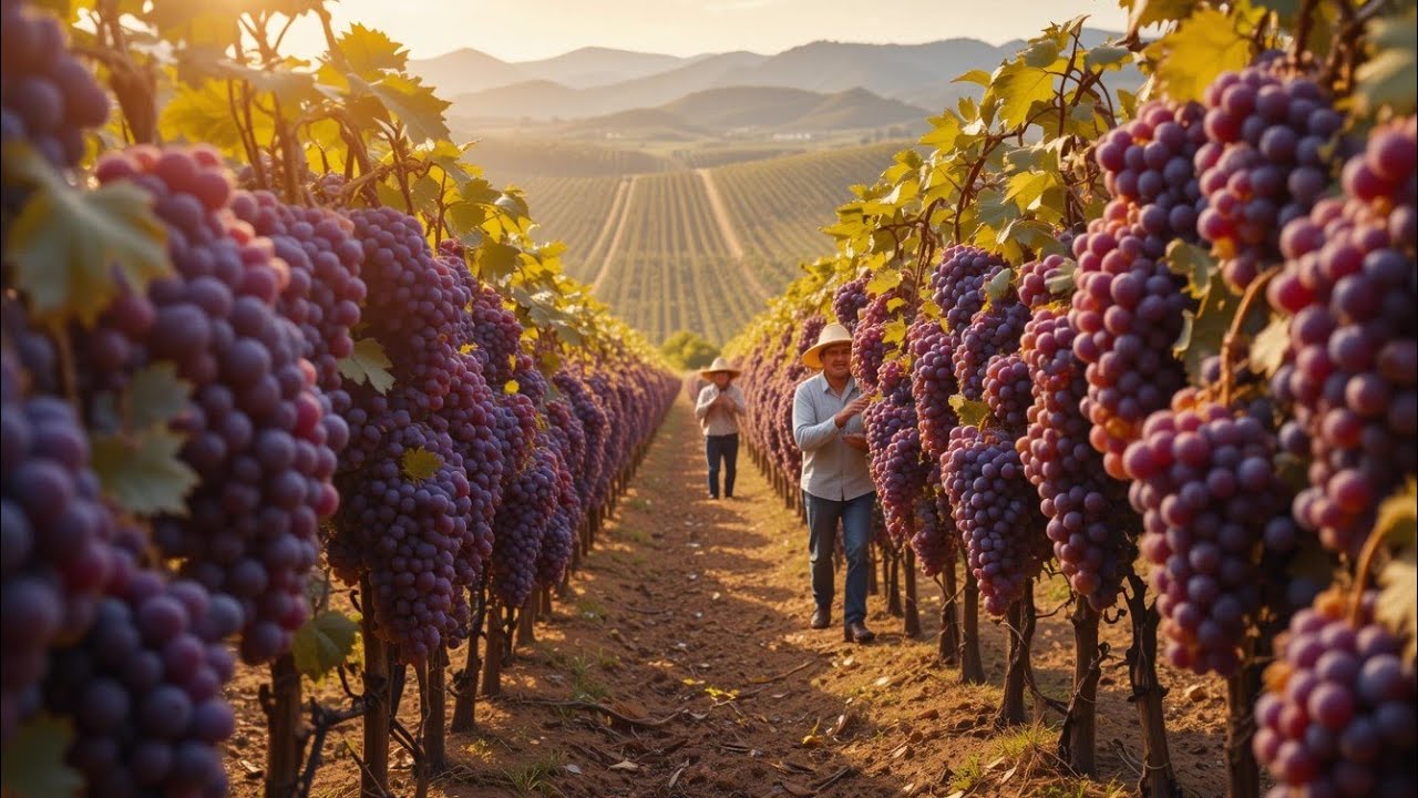 Planta&ccedil;&atilde;o e Colheita de Uvas: Veja Como S&atilde;o os Mega Vinhedos!
