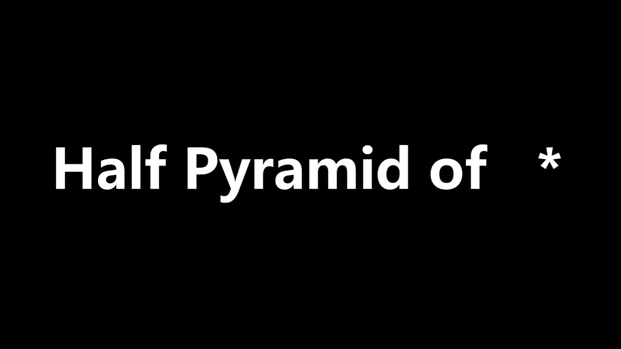 C LANGUAGE || BASIC PROGRAMMING || EXAMPLE  1:  ( * ) C Program to Print Pyramids and Patterns.