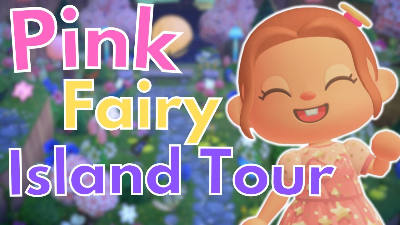 BEAUTIFUL PINK FAIRYCORE ISLAND TOUR | ACNH ISLAND TOUR | ANIMAL CROSSING NEW HORIZONS