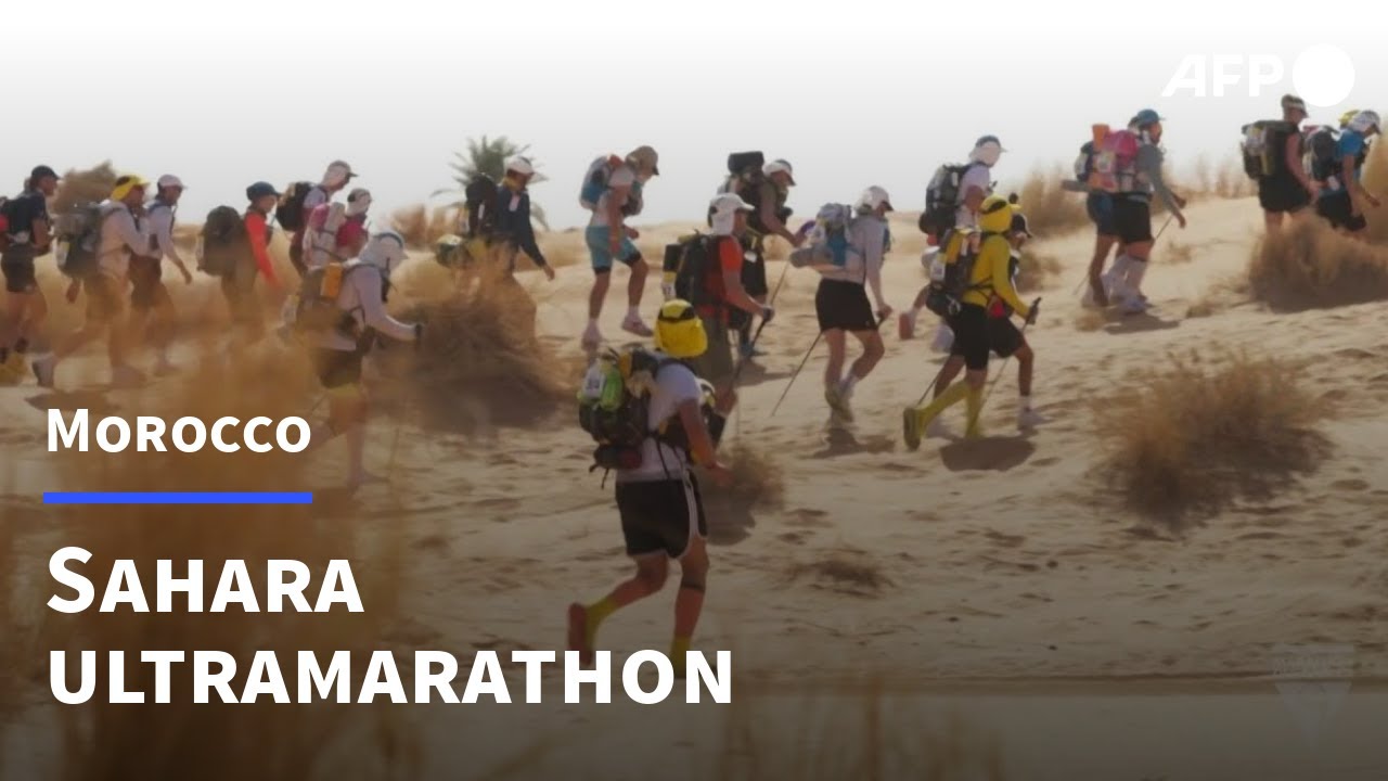 Grueling ultramarathon across the Sahara Desert sets off in Morocco | AFP