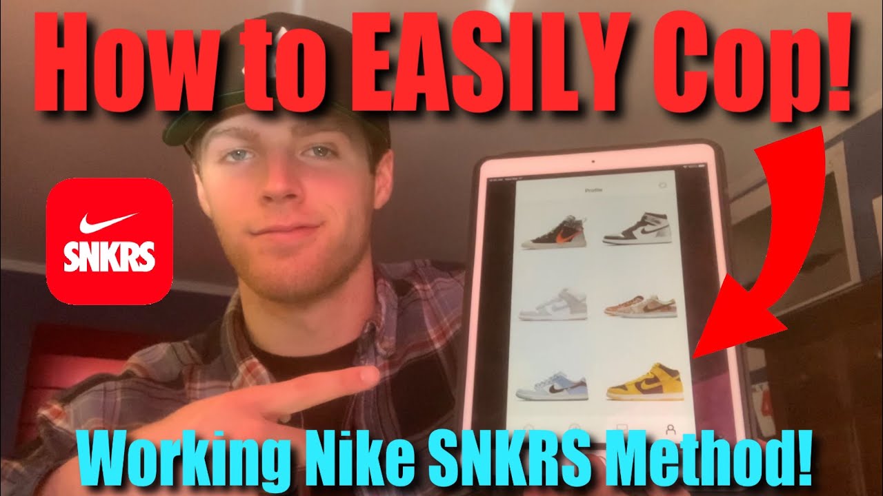 How to COP on Nike SNKRS App! (WORKING METHOD)