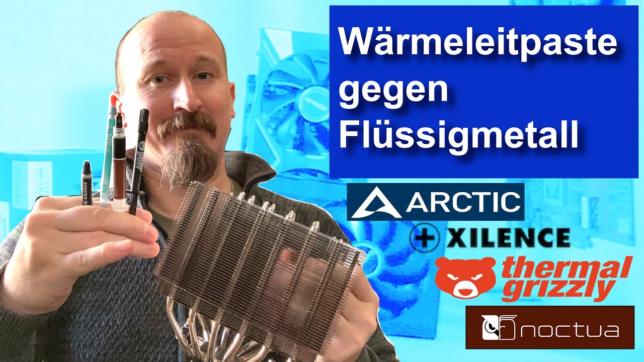 Günstige Wärmeleitpaste gegen teure und Flüssigmetall im Test: Unterschiede, Vorteile, Temperaturen