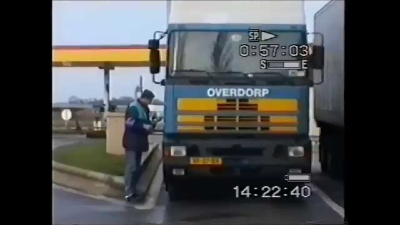 Overdorp Transport IJmuiden Nostalgie, Film 1 van Marcel Ras onderweg.