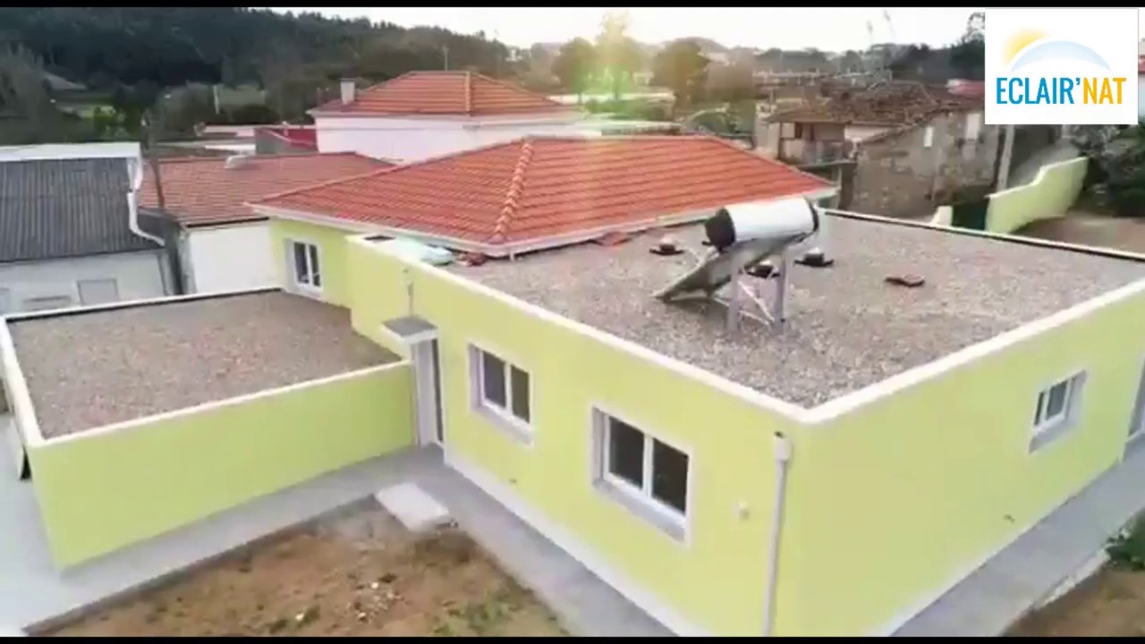 Installation 4 conduits de lumièreEclairnat toiture terrasse 2019