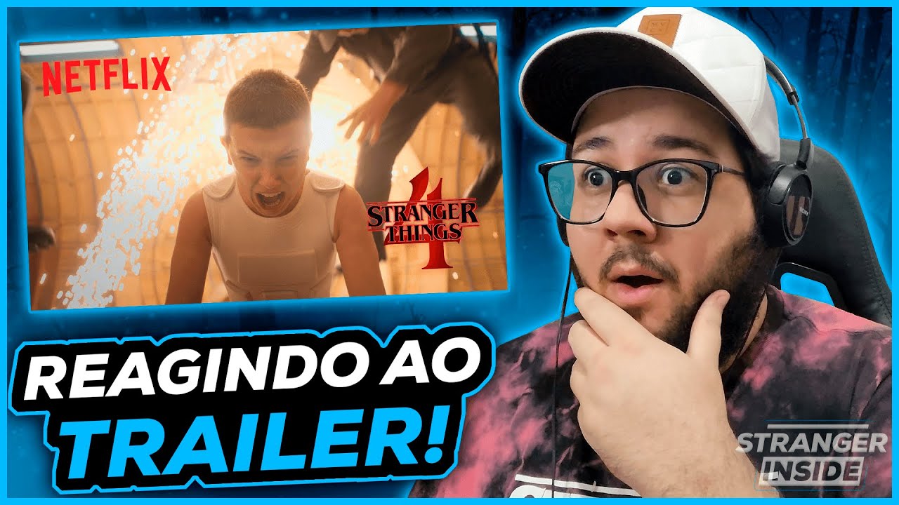 Stranger Things 4 | REACT DO TRAILER! Chorei de emoção!!