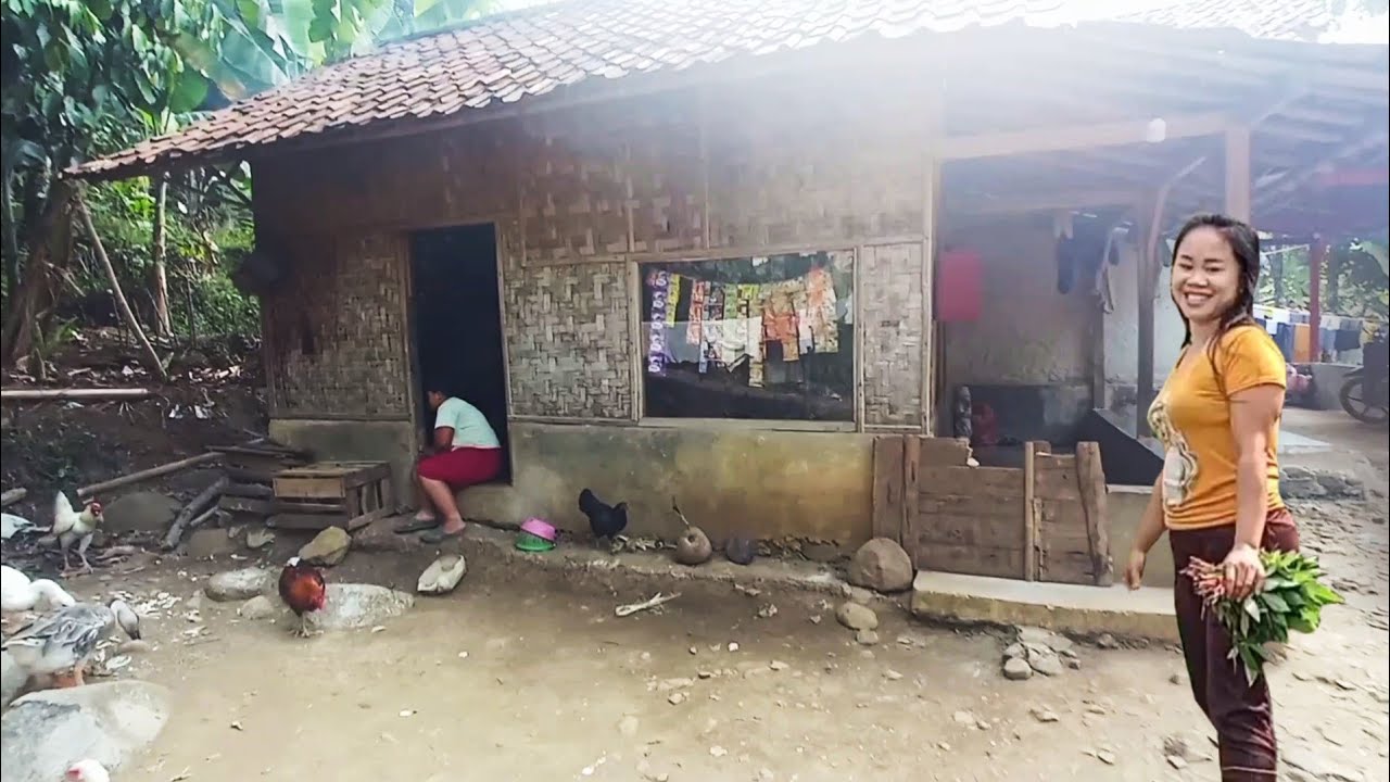 Aktivitas Penduduk Di Kampung Terpencil Yang Jauh Dari Kata Modern, Suasana Pedesaan Kabupaten Bogor