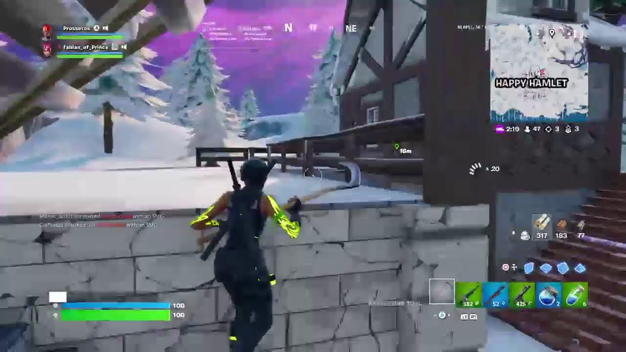 Fortnite livestream gameplay with my brother Fabian