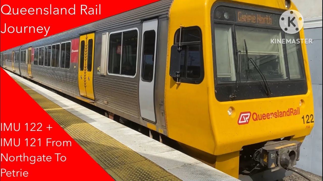 Queensland Rail Journey - IMU 122 + IMU 121 From Northgate To Petrie