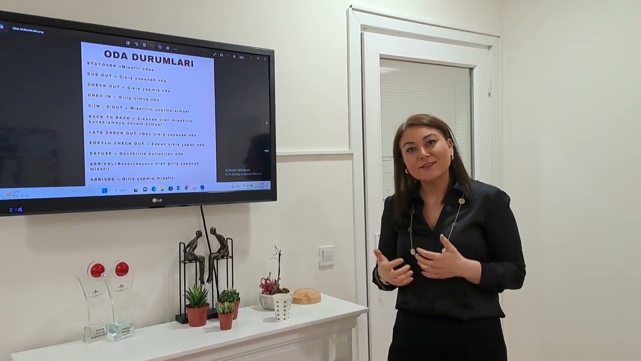 Kat hizmetleri departmanı oda durum terimleri :)