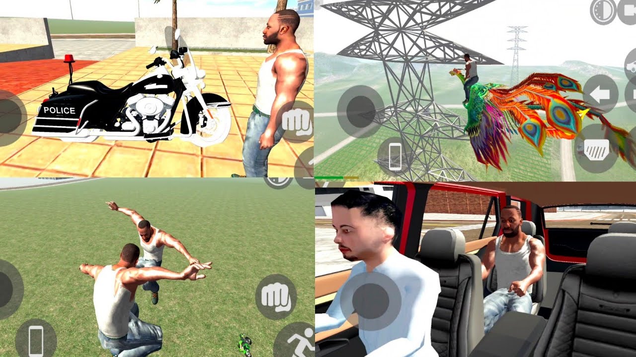 New update | New police Bike cheat code | village Tower | Police helicopter | Indian bike driving 3d