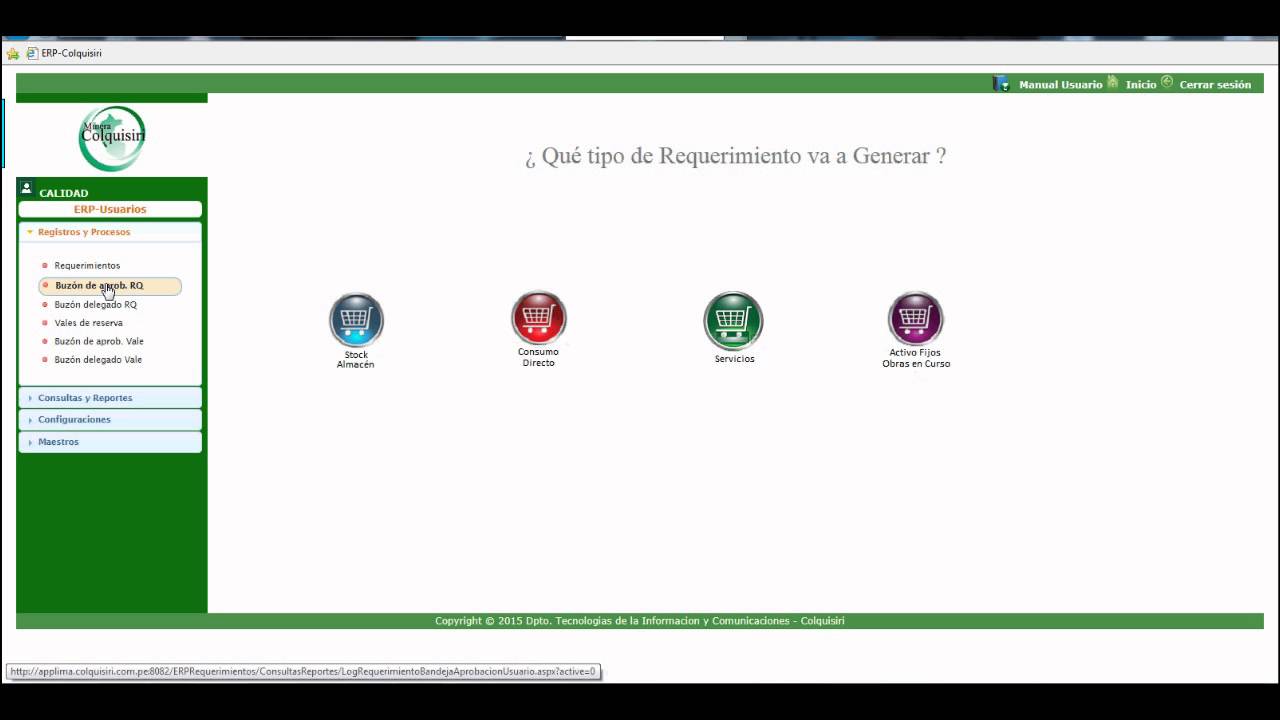 ERP-VAP: Conociendo el modulo de usuario (www.vaperu.com.pe)