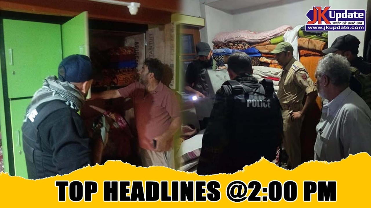 JKupdate Top Headlines @ 2 PM 12 Sept 2026