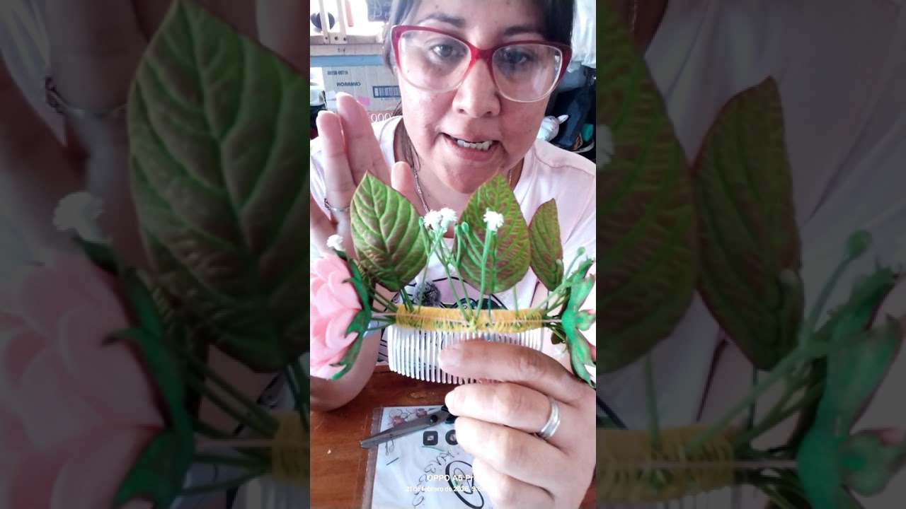 Proceso de armado de peine 🪮 o tocado 🌻🌹✨🌹