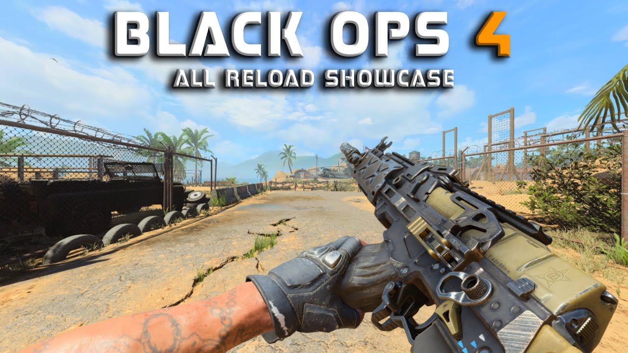 CALL OF DUTY BLACK OPS 4 : ALL RELOAD SHOWCASE 4K