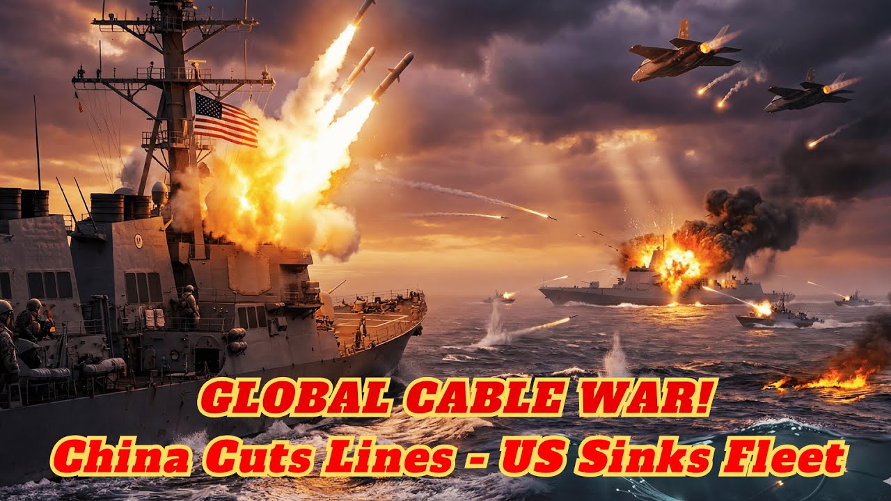 China Cuts Global Internet Cables - US Navy Strikes Back In 8 MINUTES!