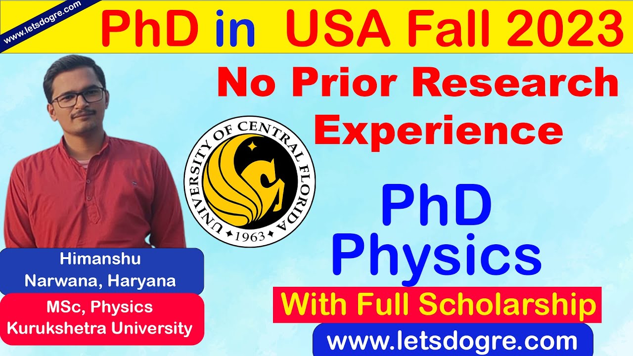 USA PhD in Physics with Full Scholarship | University of Central Florida