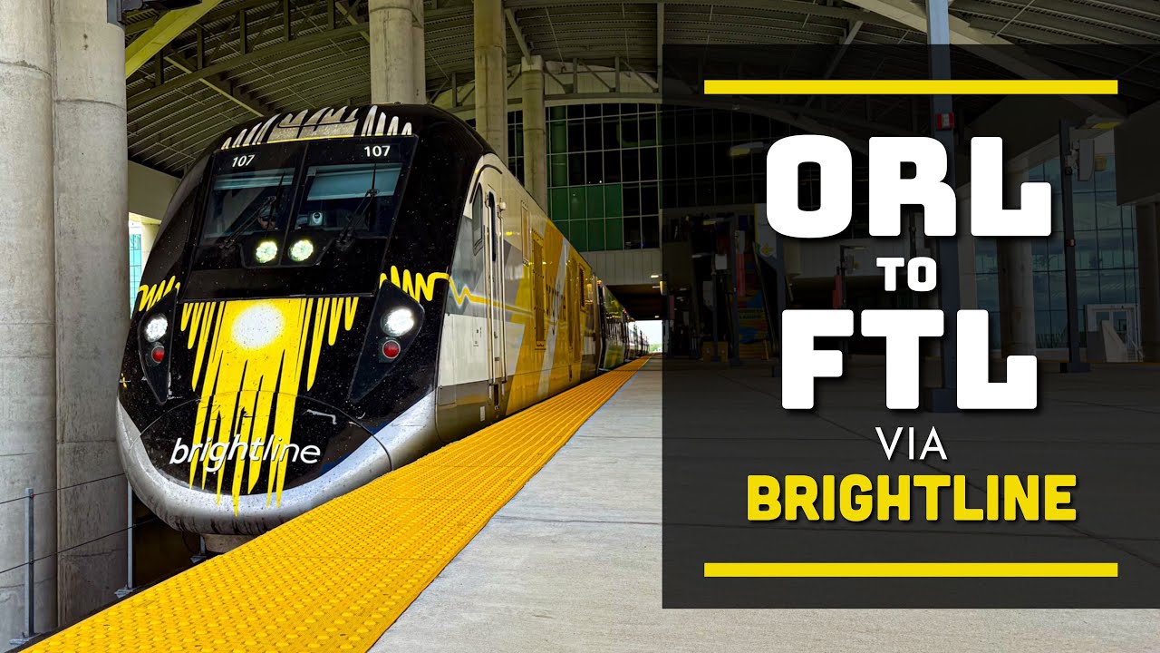 Riding Brightline from Orlando to Fort Lauderdale | August 2025