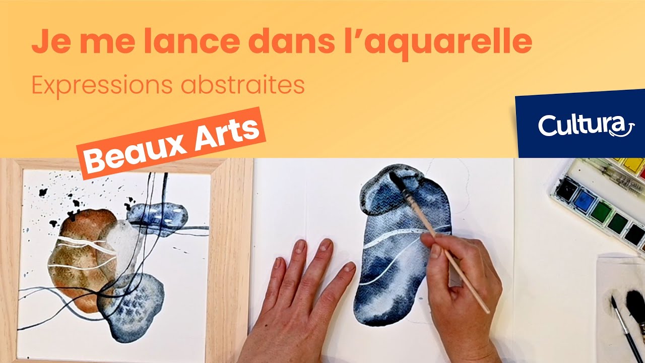 Je me lance dans l'aquarelle : expressions abstraites
