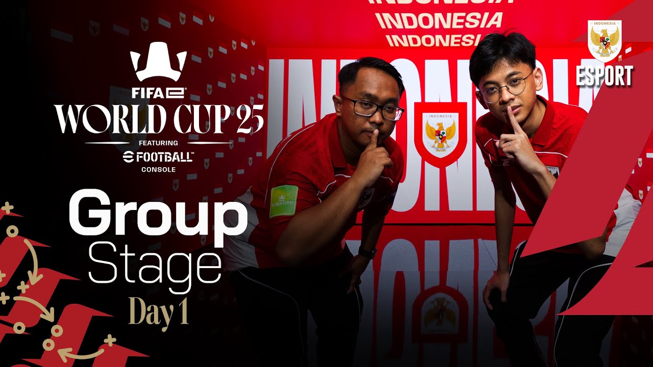 LIVE! FIFAe World Cup 25&trade; ft. eFootball Console - Day 1 &ndash; Group Stage
